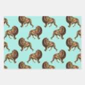 Koning van de Oerwoud Leeuw Inpakpapier Vel (Voorkant 3)