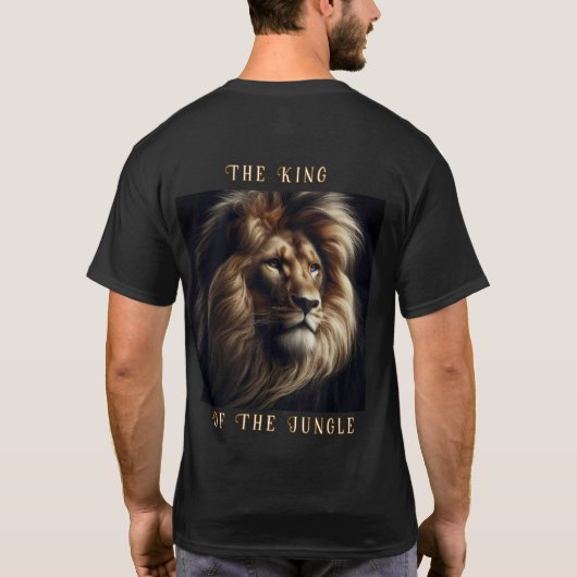 koning van de oerwoud t-shirt (Achterkant)