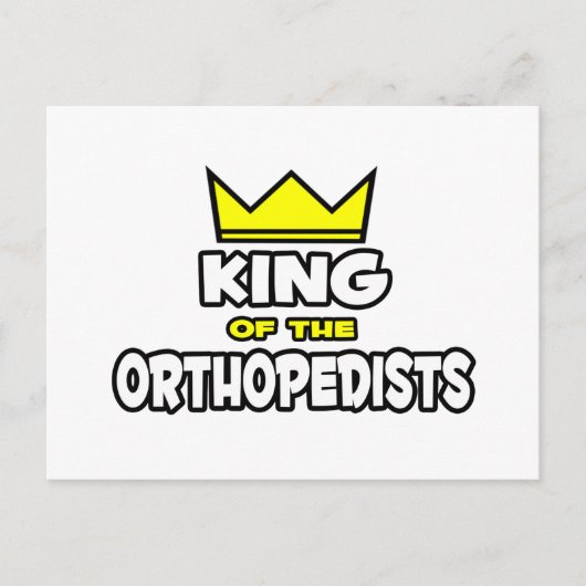 Koning van de Orthopedisten Briefkaart (Voorkant)