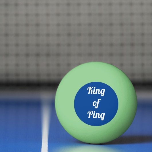 Koning van de pingengloed in het donker pingpongbal (Net)