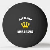 Koning van de pingmeester van Pong Pingpongbal (Voorkant)