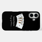 Koning van de Poker Hand Case-Mate iPhone Case (Achterkant (horizontaal))