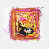 Koning van de Pop Fleece Deken (Voorkant (Horizontaal))