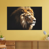 Koning van de Savannah Canvas Afdruk (Insitu (Woonkamer))