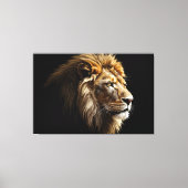 Koning van de Savannah Canvas Afdruk (Voorkant)