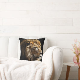 Koning van de Savannah Glossy Kussen