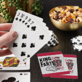 Koning van de scheten pokerkaarten (Insitu)