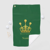 Koning van de schommel golfhanddoek (Insitu)