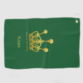 Koning van de schommel golfhanddoek (Horizontaal)