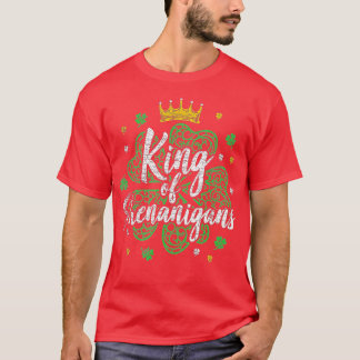 Koning van de shenanzen - Funny Saint Patricks Day T-shirt