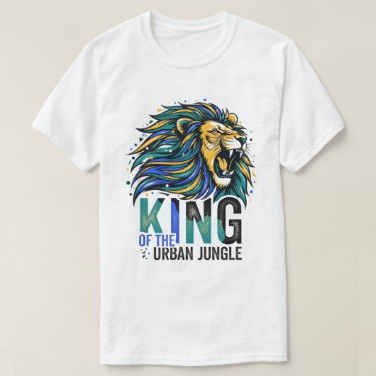 Koning van de Stedelijke Jungle T-shirt (Design voorkant)