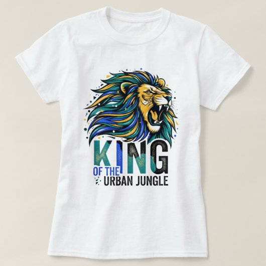 Koning van de Stedelijke Jungle T-shirt (Design voorkant)