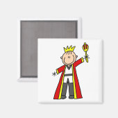 Koning van de Stickfiguren Magneet (Voorkant / Achterkant)