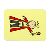 Koning van de Stickfiguren Magneet (Horizontaal)