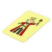 Koning van de Stickfiguren Magneet (Linkerzijde)
