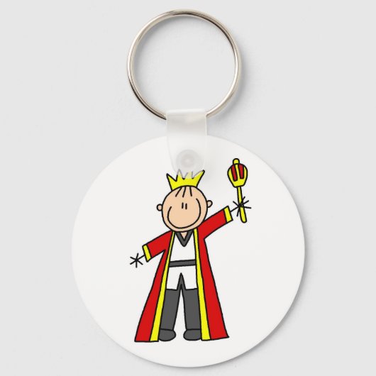Koning van de Stickfiguren Sleutelhanger (Voorkant)
