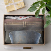 Koning van de Tafel, Bulldog speelt CardsTissue Pa Tissuepapier (Geschenk)