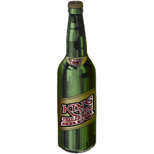 Koning van de Trailer Park Brew Ornament Fotobeeldje Ornament