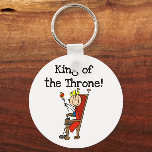 Koning van de troon sleutelhanger (Voorkant)