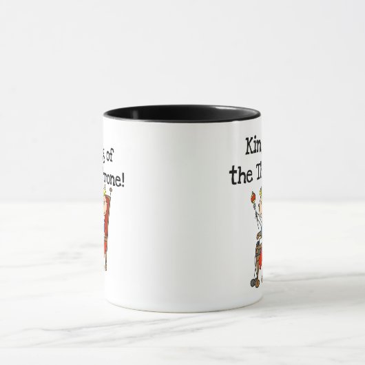 Koning van de troonoverhemden en cadeautjes mok (Midden)