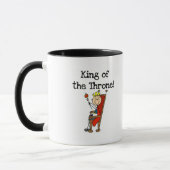 Koning van de troonoverhemden en cadeautjes mok (Links)