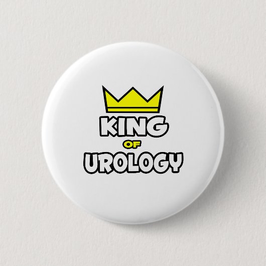 Koning van de Urologie Ronde Button 5,7 Cm (Voorkant)