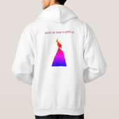 Koning van de Verticale Berg GEIT Wandelen Hoodie (Achterkant)