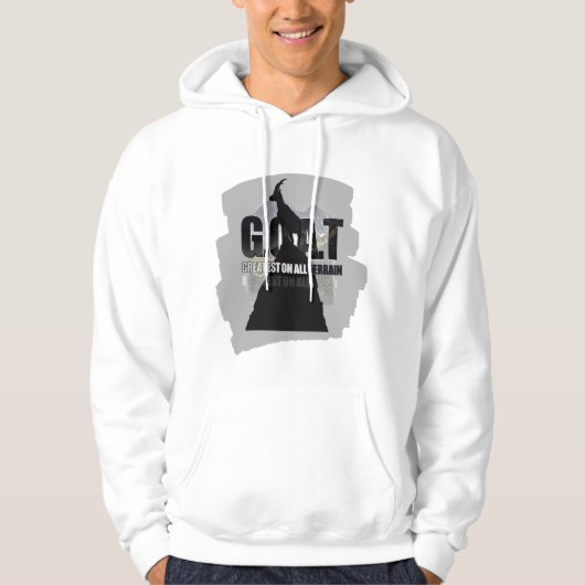 Koning van de Verticale Berg GEIT Wandelen Hoodie (Voorkant)