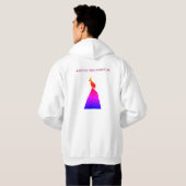 Koning van de Verticale Berg GEIT Wandelen Hoodie (Achterkant volledig)
