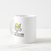 Koning van de virologie koffiemok (Voorkant links)