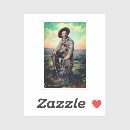 Koning van de Vlakten (ca. 1907) Sticker (Vel)