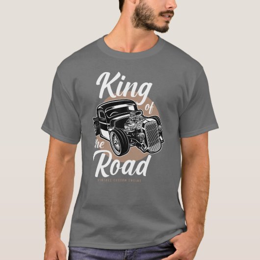 Koning van de weg  t-shirt (Voorkant)