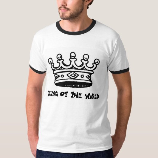  koning van de wereld t-shirt (Voorkant)