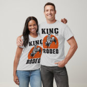 Koning van de Westerne Humor van het Cowboy-land R T-shirt (Unisex)