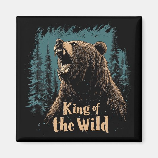 Koning van de Wildernis Magneet (Voorkant)