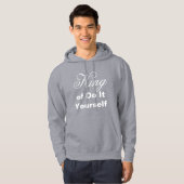 Koning van Doe Het Zelf Hoodie (Voorkant volledig)