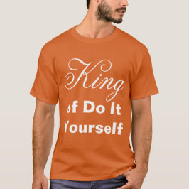Koning van Doe Het Zelf T-shirt