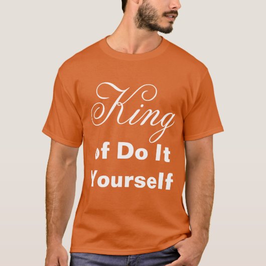 Koning van Doe Het Zelf T-shirt (Voorkant)
