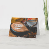 Koning van Drumming Drummer Fun Birthday Kaart (Voorkant)