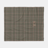 Koning van Engeland Balmorele Royal Tartan Fleece Deken (Voorkant (Horizontaal))