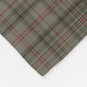 Koning van Engeland Balmorele Royal Tartan Fleece Deken (Hoek)