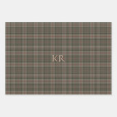 Koning van Engeland Balmorele Royal Tartan Inpakpapier Vel (Voorkant 2)