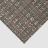 Koning van Engeland Balmorele Royal Tartan Tissuepapier (Detail)