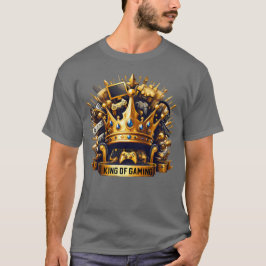 Koning van Gaming Royale Troon Kroon Ontwerp T-shirt