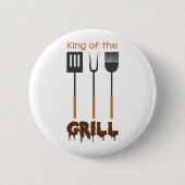 Koning van Grill Ronde Button 5,7 Cm (Voorkant)
