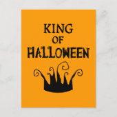 Koning van Halloween Briefkaart (Voorkant)
