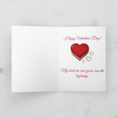 Koning van Harten Foto Aangepaste Tekst Valentijns Feestdagen Kaart (Binnen)