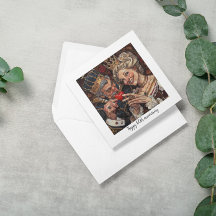 Koning van harten geeft hart aan koningin, aanpasb