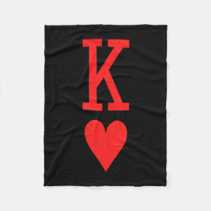 Koning Van Harten Vrouw Van Harten Koppels Matchin Fleece Deken