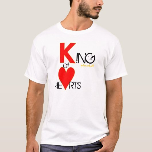 KONING VAN HEARTS via live.rock.yell! T-shirt (Voorkant)